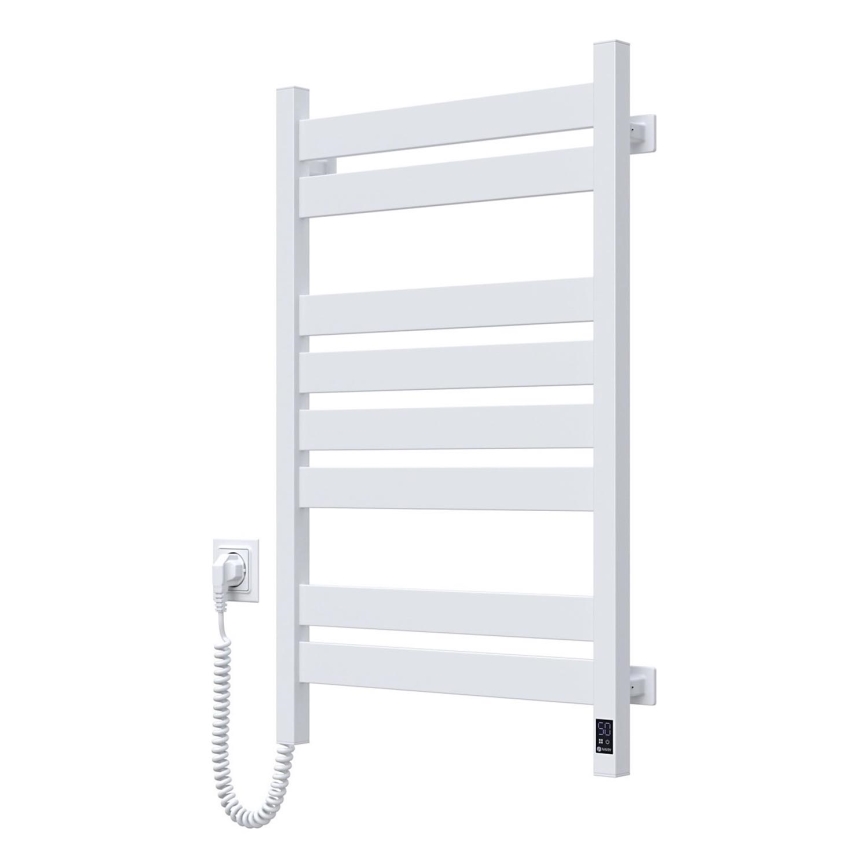Лира за баня LARGO с термостат 432W/230V, 80,6 cm, IP44 — бяла, лява, с квадратен профил