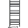 Лира за баня с термостат AVANGARD 459W/230V 120,6 cm IP44, черна, лява, правоъгълна