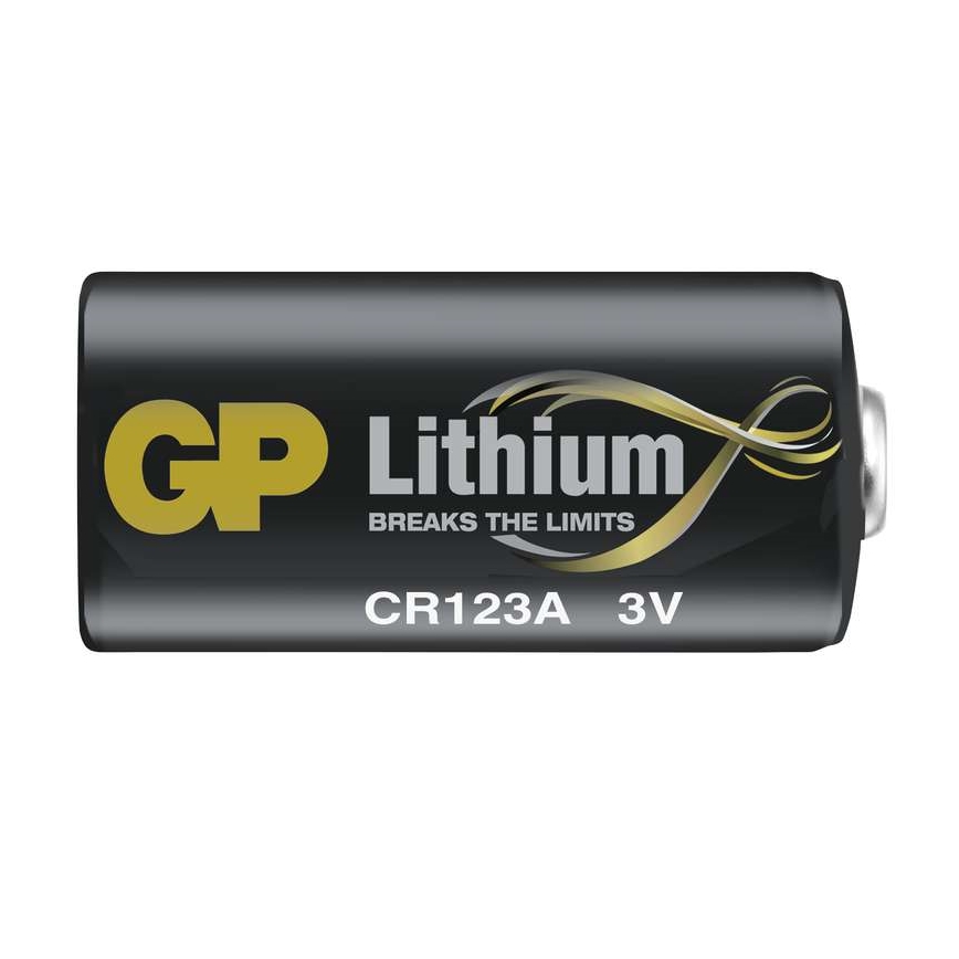 Литиева батерия CR123A GP LITHIUM 3V/1400 mAh