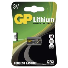 Литиева батерия CR2 GP LITHIUM 3V/800 mAh