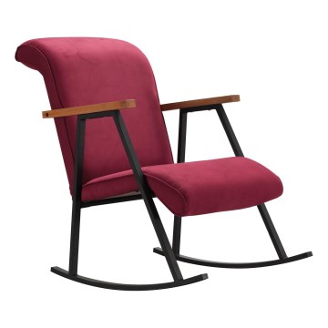 Люлеещо кресло LUNI червено