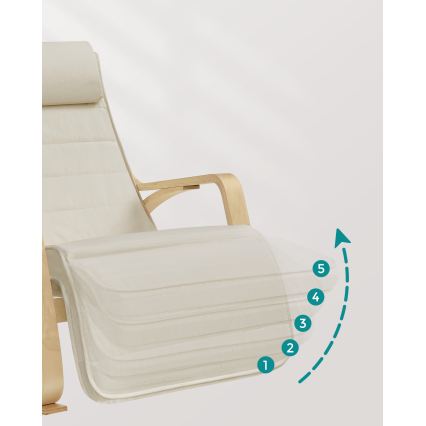 Люлеещо кресло RESTLY бежово