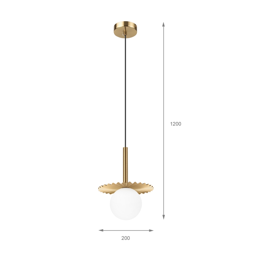 Люстра на въже CHITA 1xG9/5W/230V златна