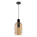 Люстра на въже RADON 1xE27/40W/230V димна бежова