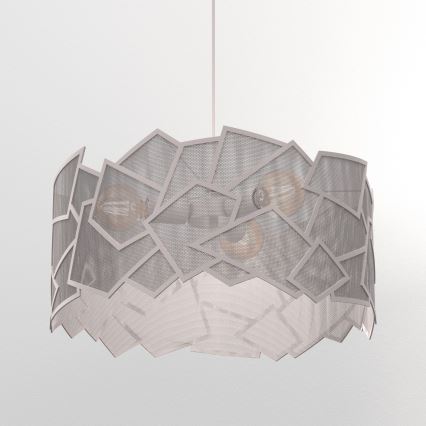 Люстра на кабел CAMO 3xE27/15W/230V бежова