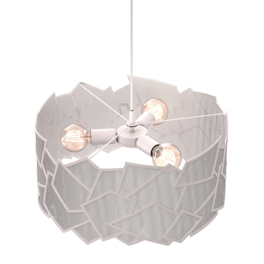 Люстра на кабел CAMO 3xE27/15W/230V бежова