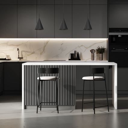 Люстра на кабел CAPITAL 1xGX53/15W/230V Ø 17 см черна