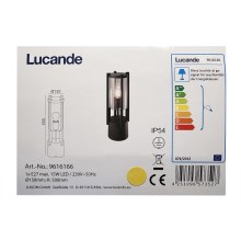 Lucande - Екстериорна лампа BRIENNE 1xE27/15W/230V IP54