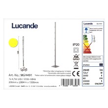 Lucande - LED Димируем лампион MARGEAU 7xLED/4,7W/230V