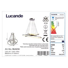 Lucande - LED Димируем пендел EZANA LED/53W/230V