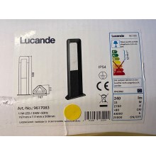 Lucande - LED Екстериорна лампа SECUNDA LED/11W/230V IP54