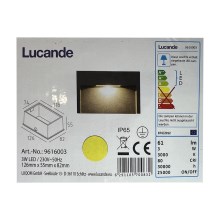 Lucande - LED Екстериорна лампа за вграждане MITJA LED/3W/230V IP65