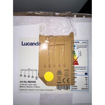 Lucande - LED Пендел HAYLEY 5xLED/5W/230V