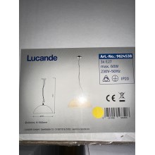 Lucande - Пендел LOURENCO 3xE27/60W/230V