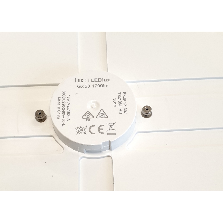 Lucci air 121357 - LED Лампа за таванен вентилатор LED/18W/230V