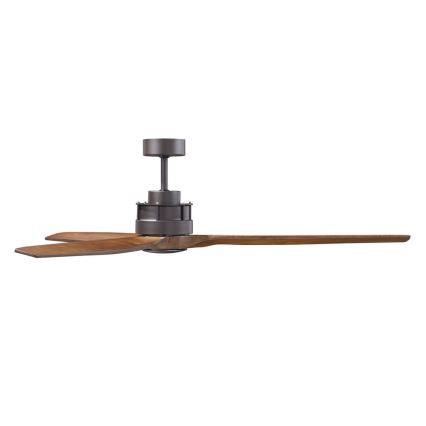 Lucci air 210507 - Таванен вентилатор AIRFUSION AKMANI павловния/черен + дистанционно управление