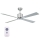 Lucci Air 210520 - Вентилатор за таван AIRFUSION CLIMATE дърво/матов хром + дистанционно управление