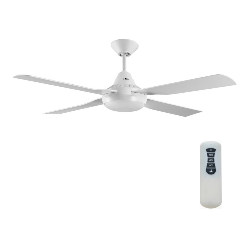 Lucci air 212898 - LED Димируем вентилатор за таван MOONAH 1xGX53/21W/230Vбял + дистанционно управление