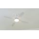Lucci Air 212994 - LED Вентилатор за таван ARIA LED/18W/230V бял + дистанционно управление