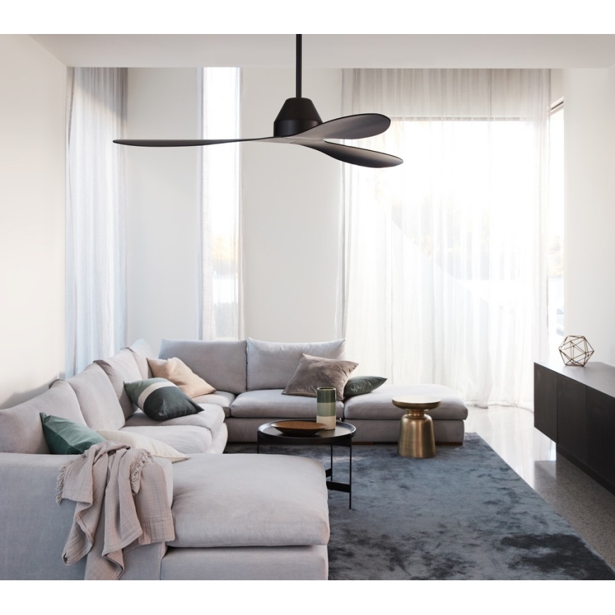 Lucci air 213041 - Таванен вентилатор WHITEHAVEN черен + дистанционно управление