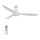 Lucci air 213043 - LED Вентилатор за таван WHITEHAVEN GX53/17W/230V бял + дистанционно управление