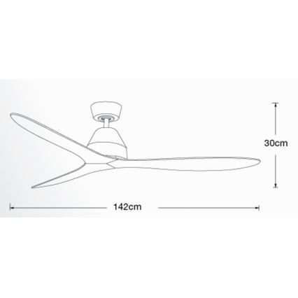 Lucci air 213044 - Вентилатор за таван WHITEHAVEN 1xGX53/18W/230V черен + дистанционно управление