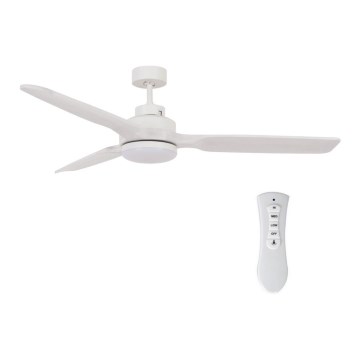 Lucci air 213055 - LED таванен вентилатор SHOALHAVEN GX53/17W/230V пауловния/бял Ø 142 см + дистанционно управление