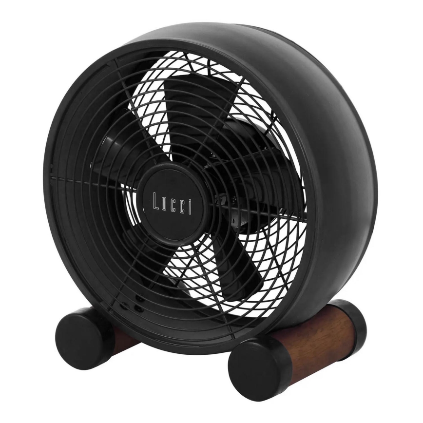 Lucci air 213121 - Вентилатор за маса BREEZE кафяв
