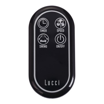 Lucci air 213124 - Дистанционно управление за вентилатор BREEZE черен