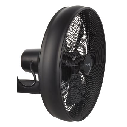 Lucci air 213124 - Стенен вентилатор BREEZE 55W/230V черен + дистанционно
