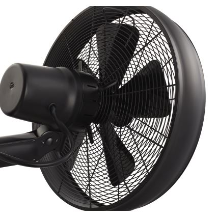 Lucci air 213124 - Стенен вентилатор BREEZE 55W/230V черен + дистанционно