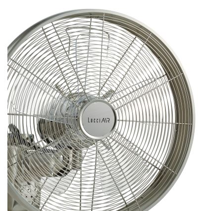 Lucci air 213126 - Стенен вентилатор BREEZE 55W/230V матов хром + дистанционно управление