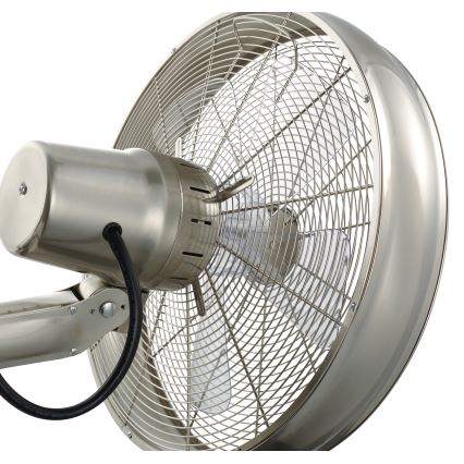 Lucci air 213126 - Стенен вентилатор BREEZE 55W/230V матов хром + дистанционно управление