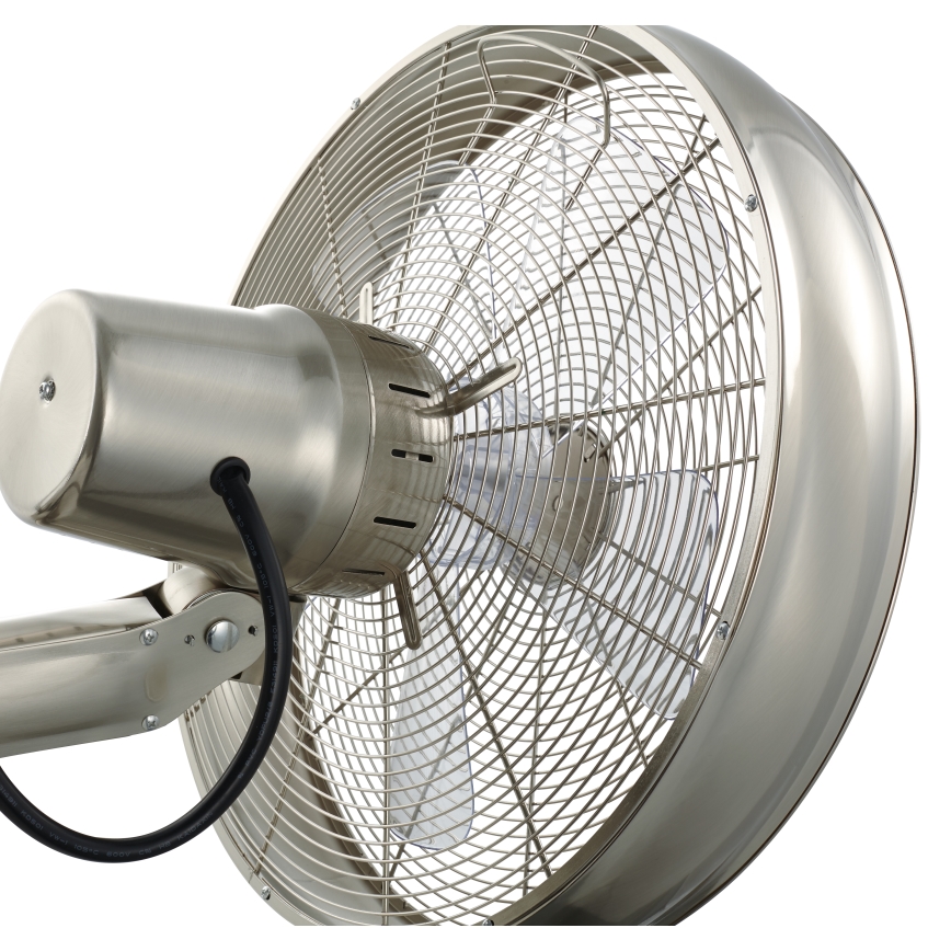Lucci air 213126 - Стенен вентилатор BREEZE 55W/230V матов хром + дистанционно управление