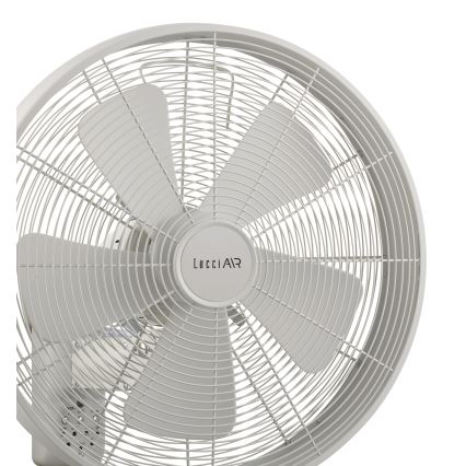 Lucci Air 213128EU - Стенен вентилатор BREEZE 55W/230V бял + дистанционно управление