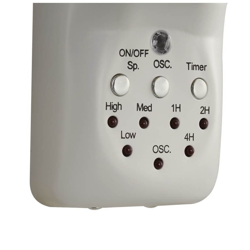 Lucci Air 213128EU - Стенен вентилатор BREEZE 55W/230V бял + дистанционно управление
