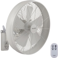 Lucci Air 213128EU - стенен вентилатор BREEZE 55W/230V бял Ø 46 см + дистанционно управление