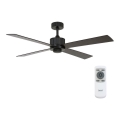 Lucci air 213170 - LED Вентилатор за таван NEWPORT черен + дистанционно управление