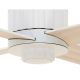 Lucci air 213171 - LED Вентилатор за таван NEWPORT дърво/бял/бежов + дистанционно управление