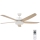 Lucci air 213176-LED Димируем таванен вентилатор LOUISVILLE 1xGX53/18W/230V дървен/бял + дистанционно управление