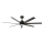 Lucci Air 21318349 - LED Димируем таванен вентилатор ATLANTA 1xGX53/12W/230V Ø 142 см черен + дистанционно управление