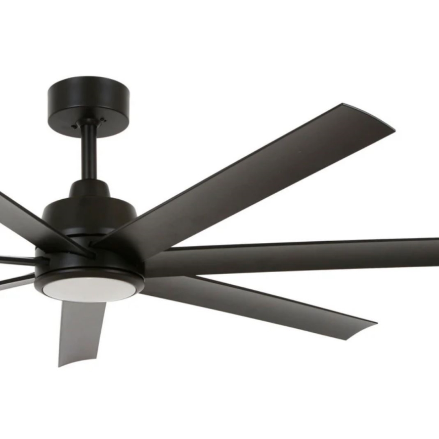 Lucci Air 21318349 - LED Димируем таванен вентилатор ATLANTA 1xGX53/12W/230V Ø 142 см черен + дистанционно управление