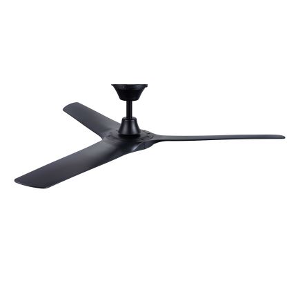 Lucci Air 21321649 - Вентилатор за таван ABYSS Ø 142 см IP66 черен + дистанционно управление