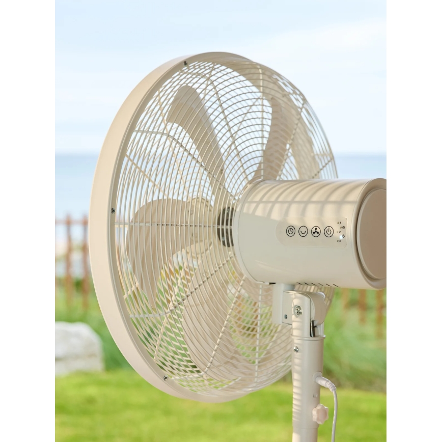 Lucci Air 21326449 - Вентилатор на стойка GLIDE 36 W/230 V, Ø 45 см, бял
