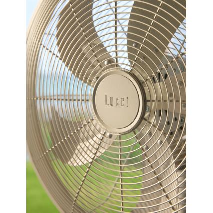 Lucci Air 21326449 - Вентилатор на стойка GLIDE 36 W/230 V, Ø 45 см, бял