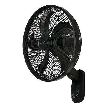 Lucci Air 21326749 - стенен вентилатор GLIDE 36W/230V Ø 45 см черен + дистанционно управление