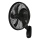 Lucci Air 21326749 - стенен вентилатор GLIDE 36W/230V Ø 45 см черен + дистанционно управление