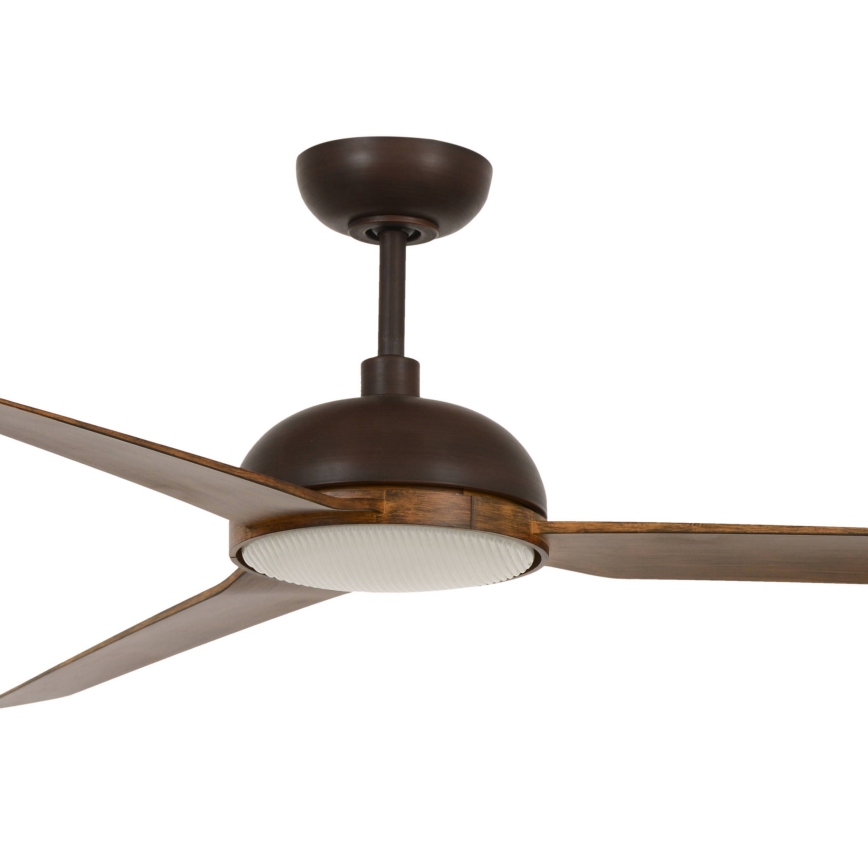 Lucci air 213300 - LED Димируем таванен вентилатор UNIONE 1xGX53/12W/230V кафяв + дистанционно управление