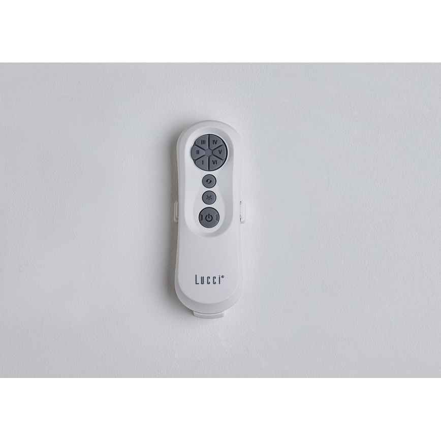 Lucci air 213350 - LED Димируем вентилатор за таван RIVIERA 1xGX53/12W/230V бял + дистанционно управление