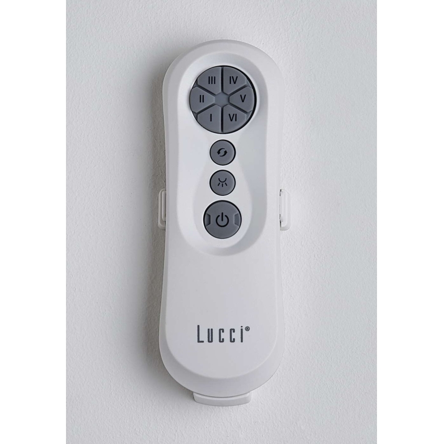 Lucci air 213351 - LED Димируем вентилатор за таван RIVIERA 1xGX53/12W/230V черен + дистанционно управление